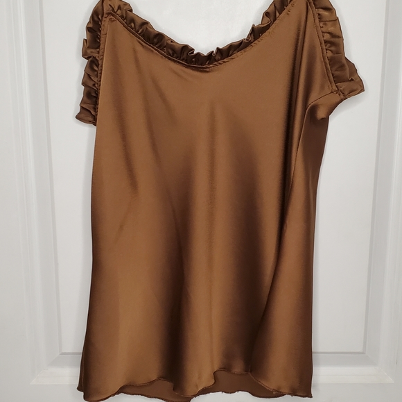 Boohoo Frill Satin Camisole - Picture 5 of 6
